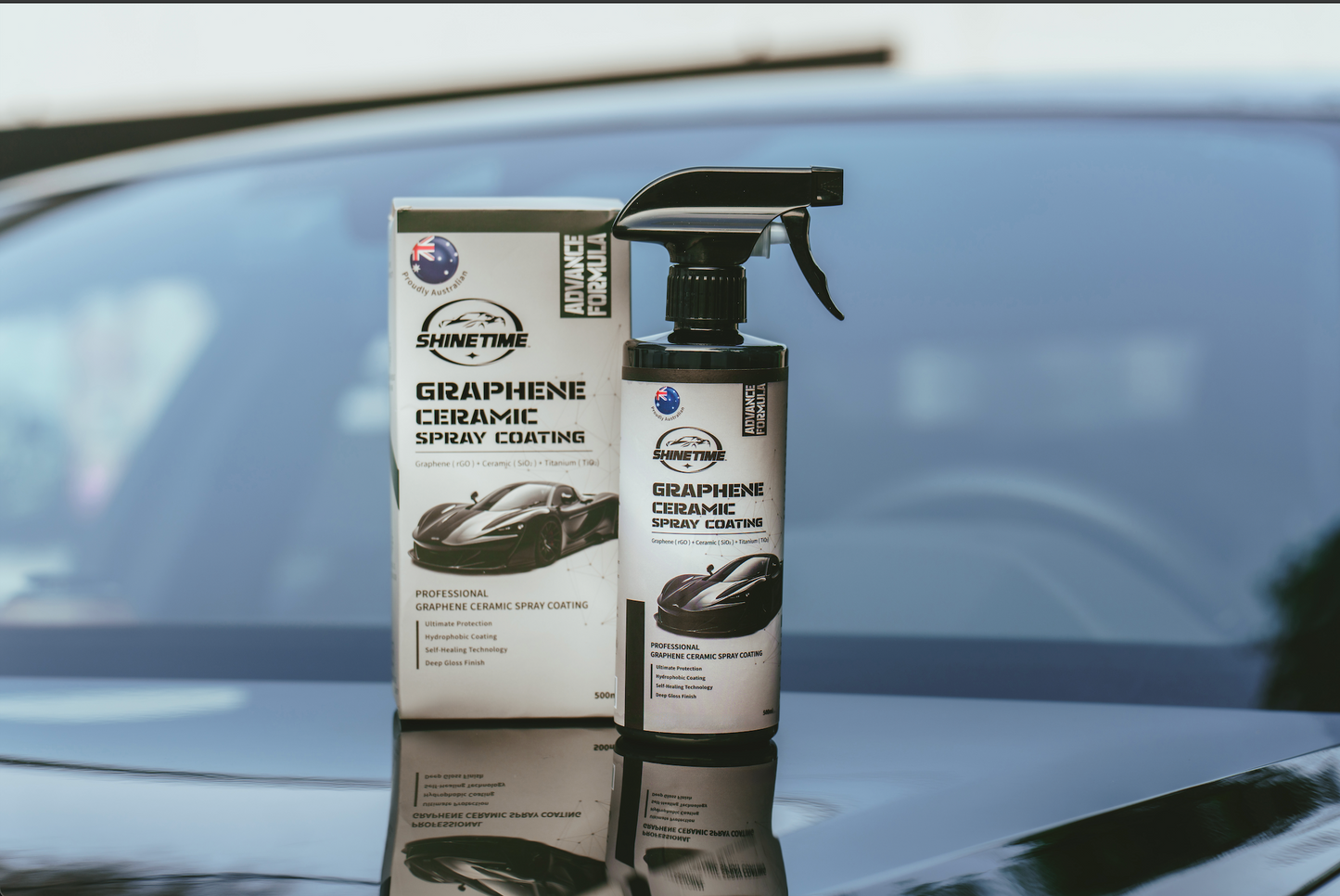 ShineTime™ Graphene Car Ceramic Spray Coating –500ml