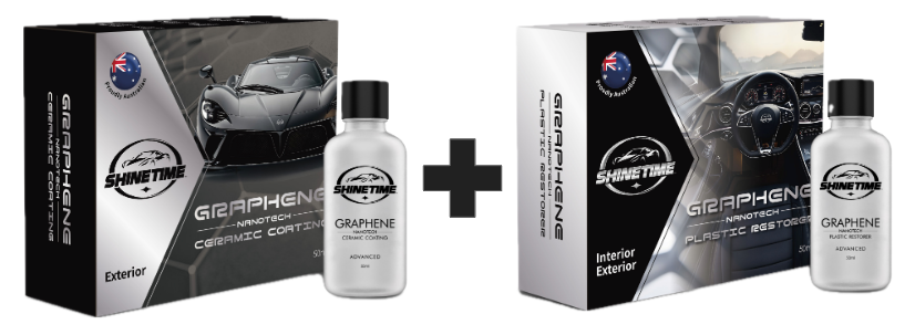 Long-Lasting Shine (Ceramic Coating + Plastic Restorer)