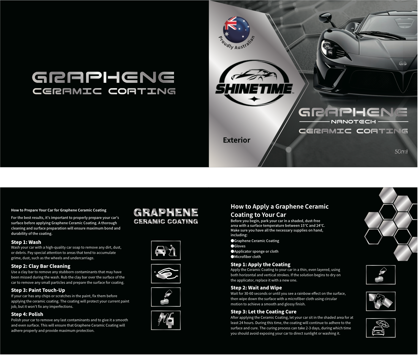 ShineTime™ Graphene Car Ceramic Coating -50ml